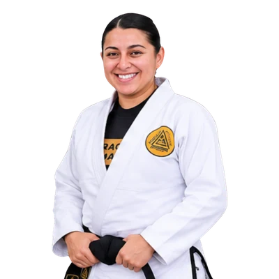 Martha Galvan, Professor, 4th Degree Black Belt at Gracie Jiu-Jitsu Brownsville