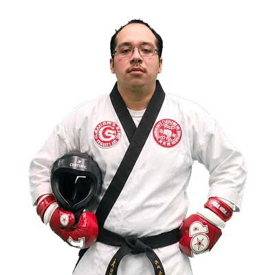 Joey Aguilar, Master, 4th Degree Black Belt at Galvan’s Martial Arts